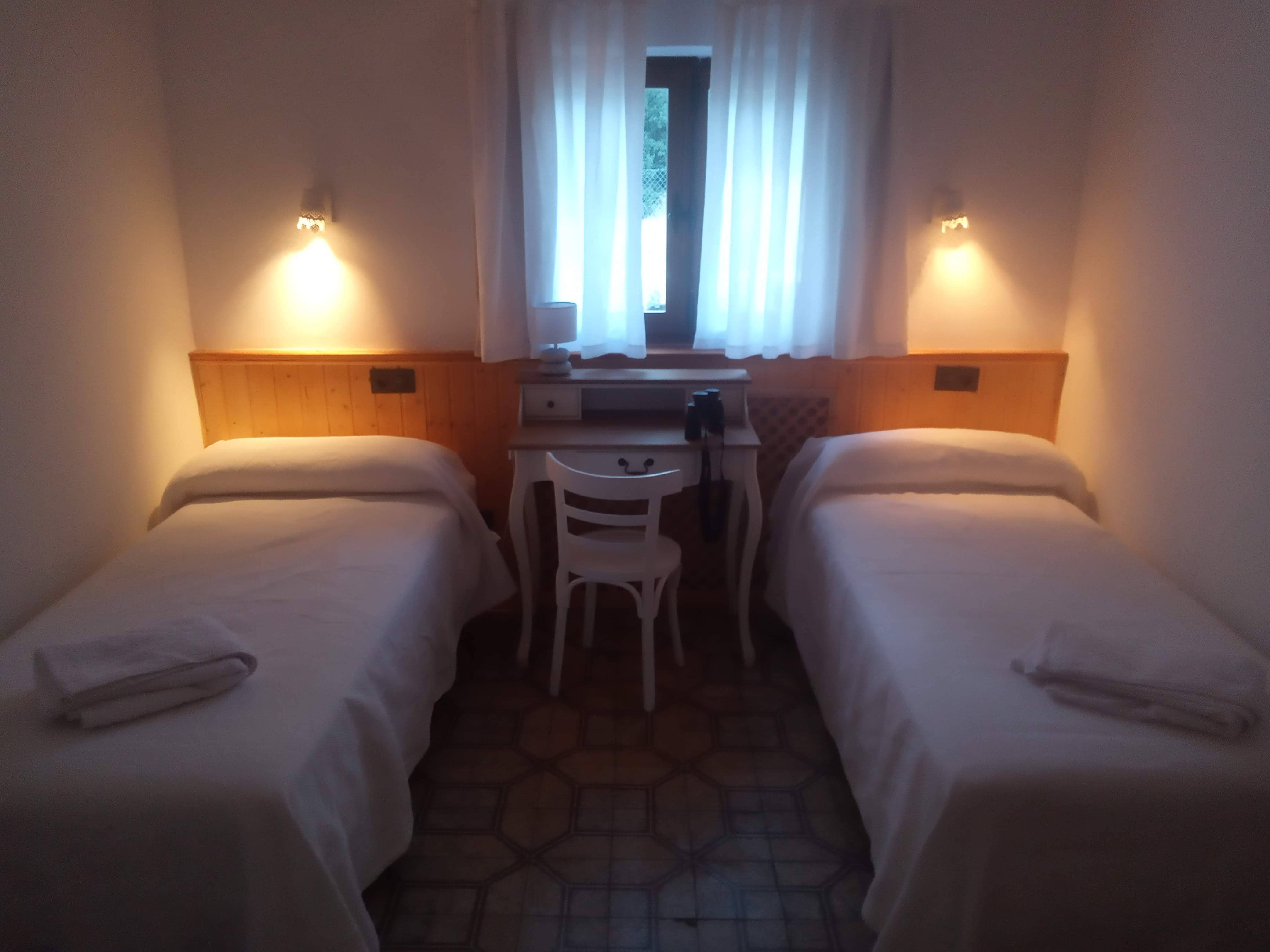 Dormitorio doble camas individuales